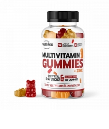 Warrior Multivitamín Gummies so zinkom